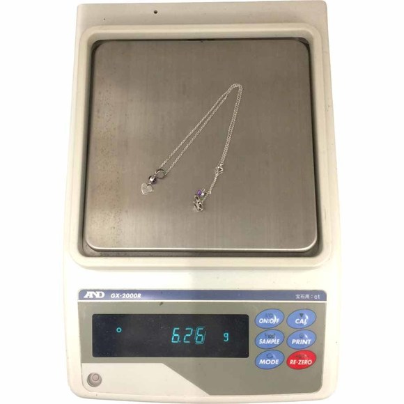 Gucci Amethyst heart motif necklace stone accessory - Picture 11 of 12